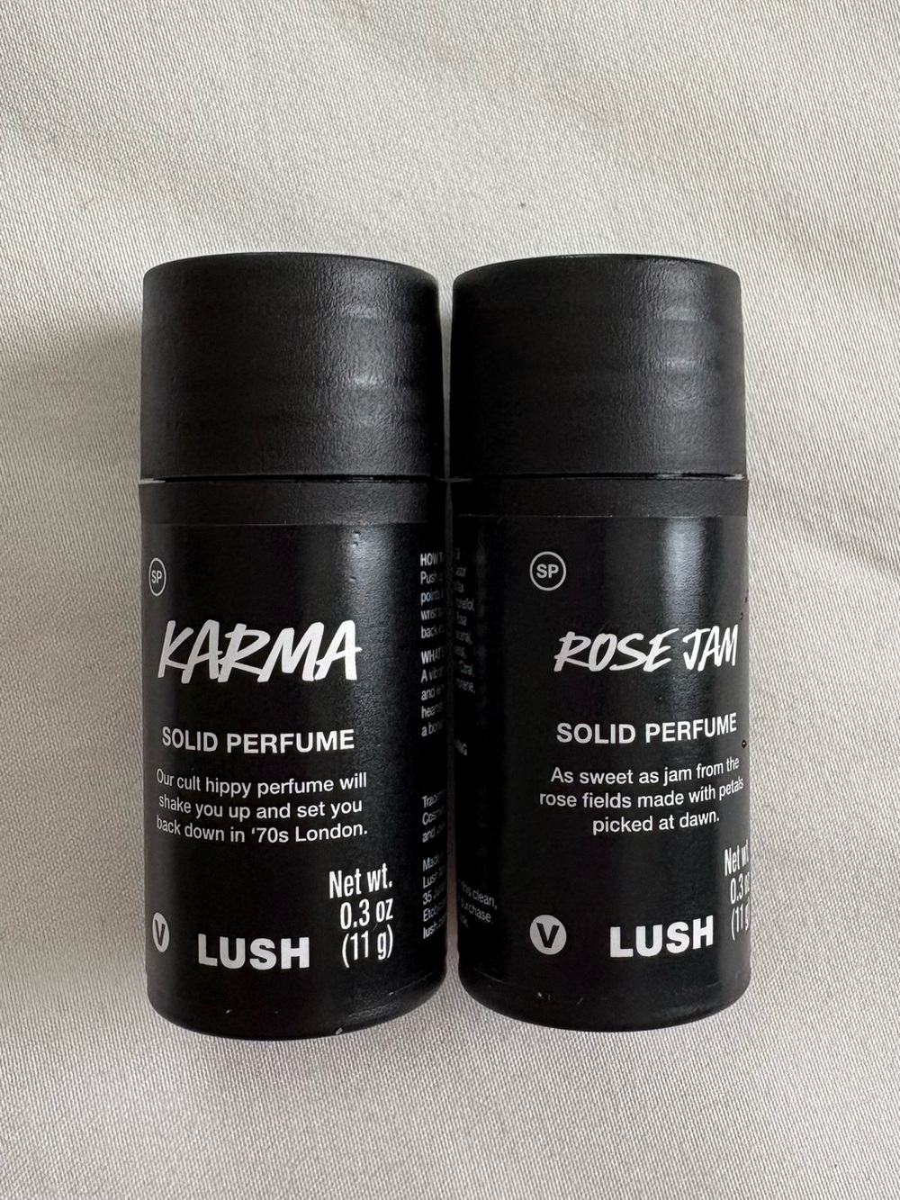 LUSH Karma & Rose Jam Solid Perfume